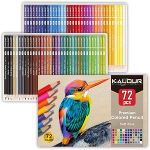 KALOUR 72 Count Colored Pencils for Adult Coloring Books, Soft Core,Ideal for Drawing Blending Shading,Color Pencils Set Gift for Adults Kids Beginners(72)