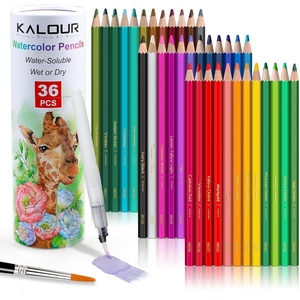 KALOUR Watercolor Pencils, 120 Colors, Blendable Wet or Dry, Water-Soluble Colored Pencils for Artists and Beginners(36)