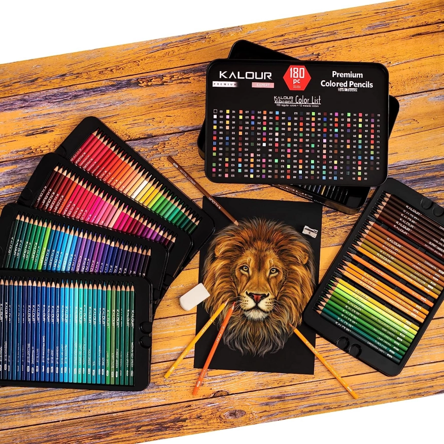 KALOUR watercolor pencils and ArtistSupplies